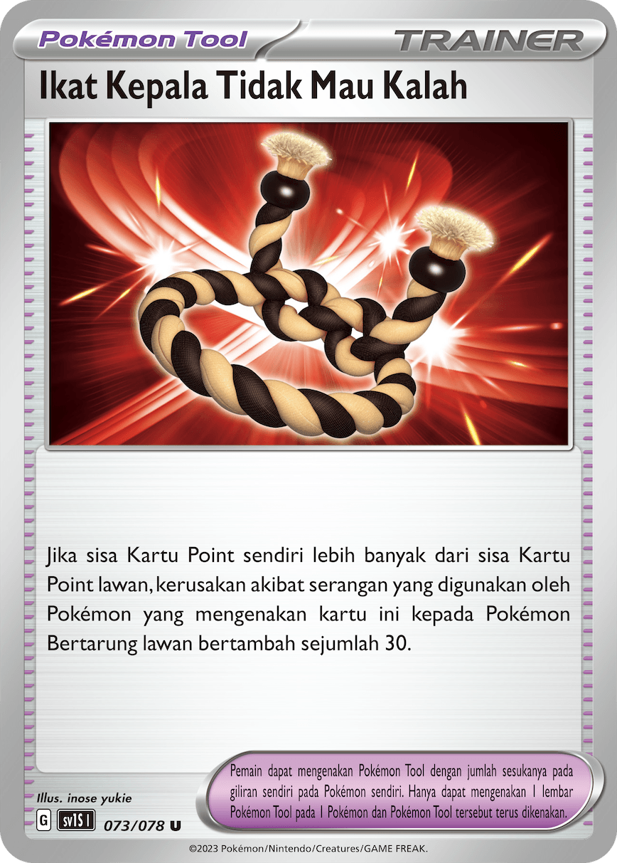 Ikat Kepala Tidak Mau Kalah