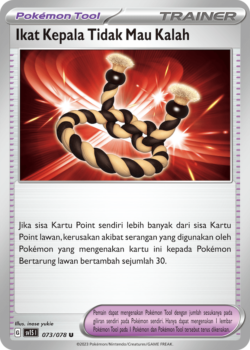 Ikat Kepala Tidak Mau Kalah