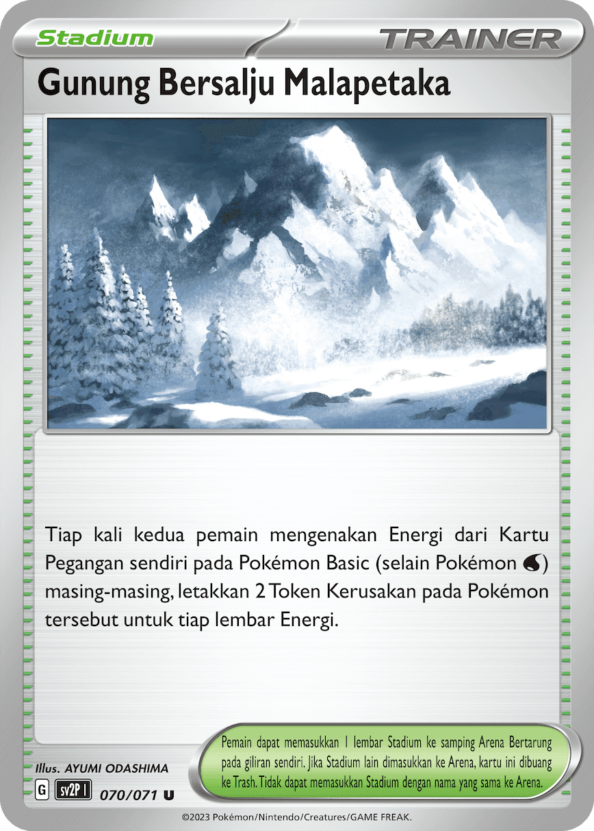 Gunung Bersalju Malapetaka