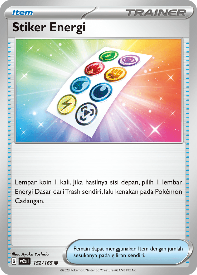 Stiker Energi