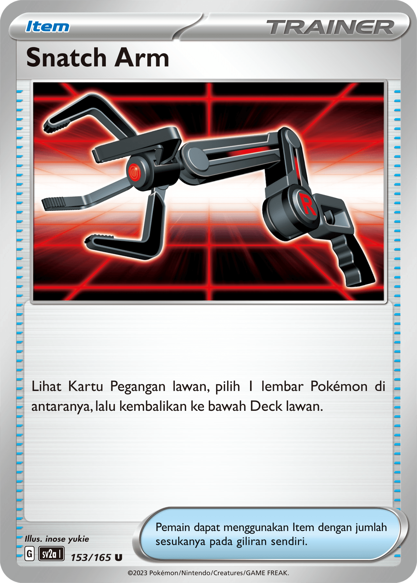 Snatch Arm