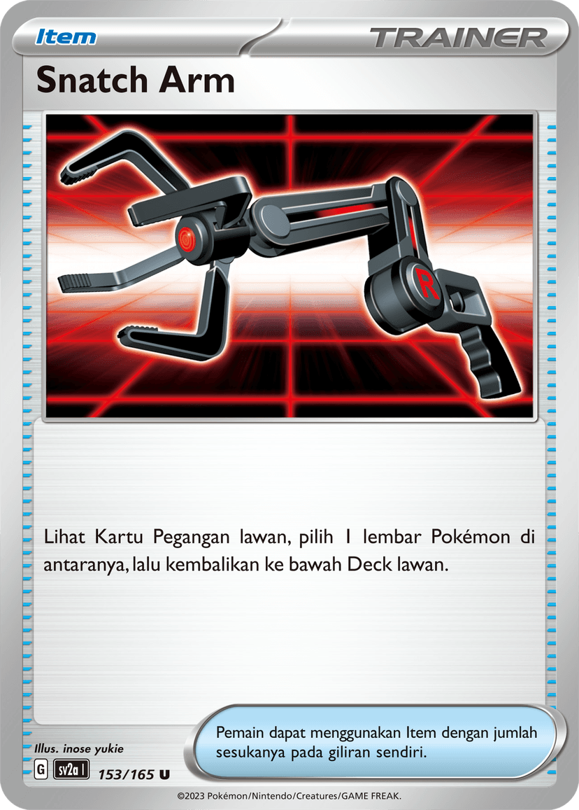 Snatch Arm