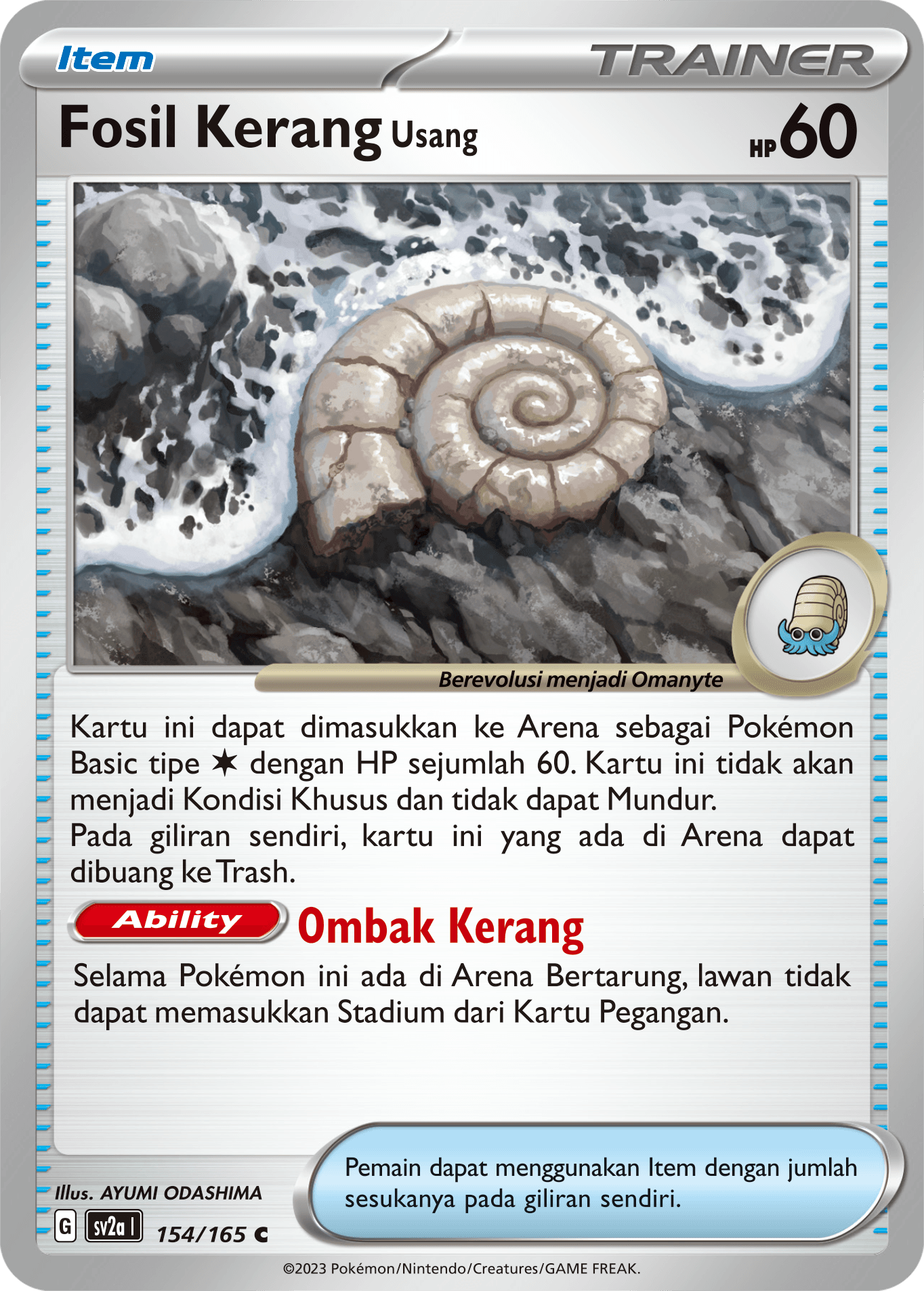 Fosil Kerang Usang