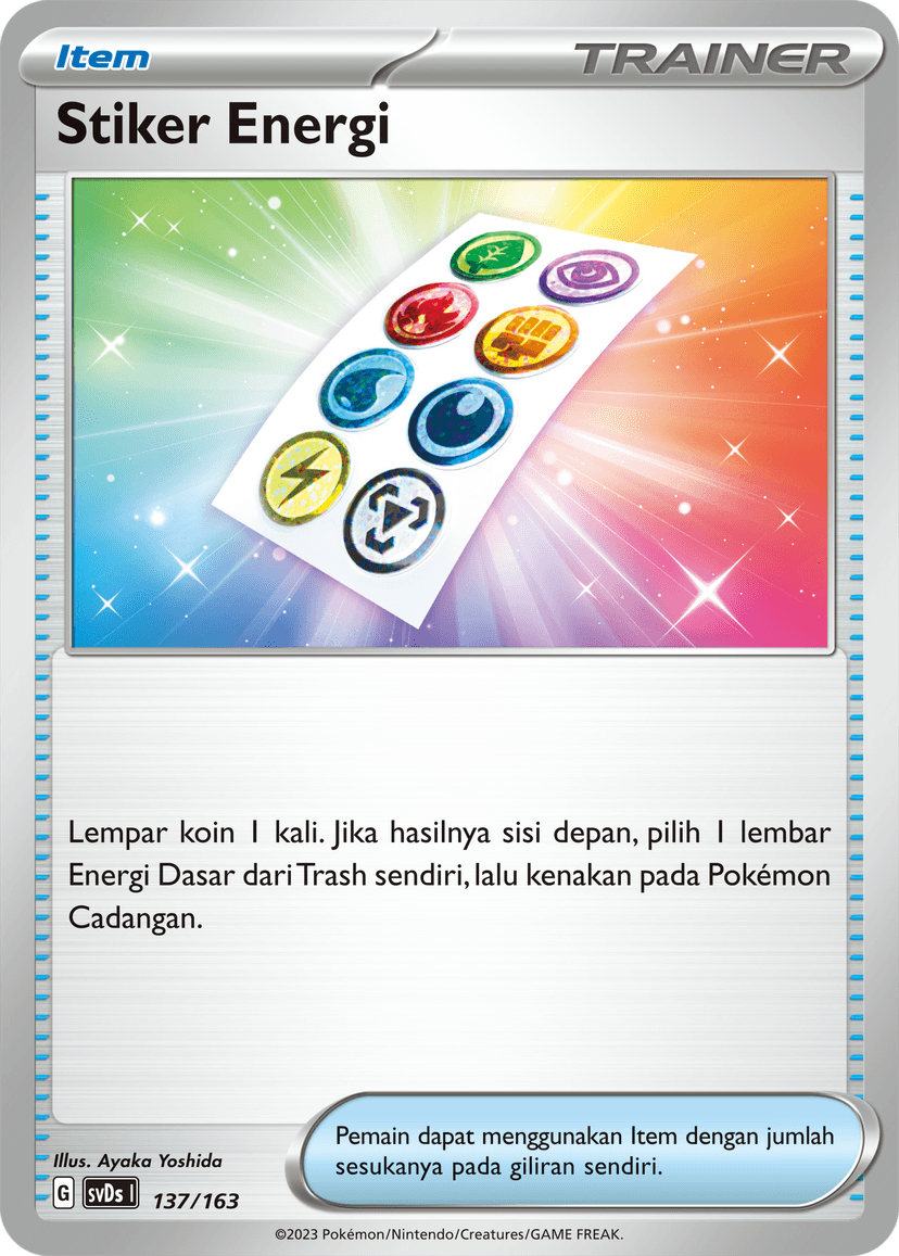 Stiker Energi