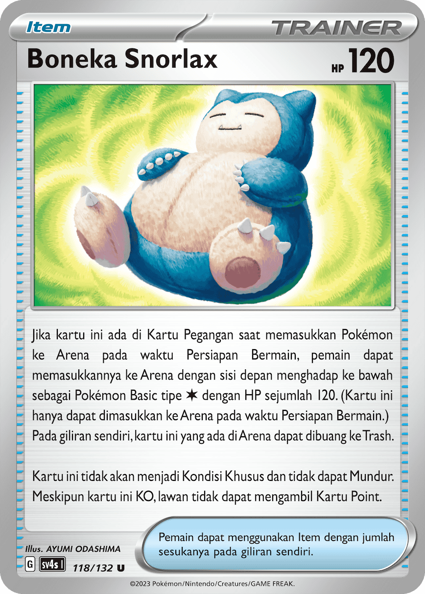 Boneka Snorlax