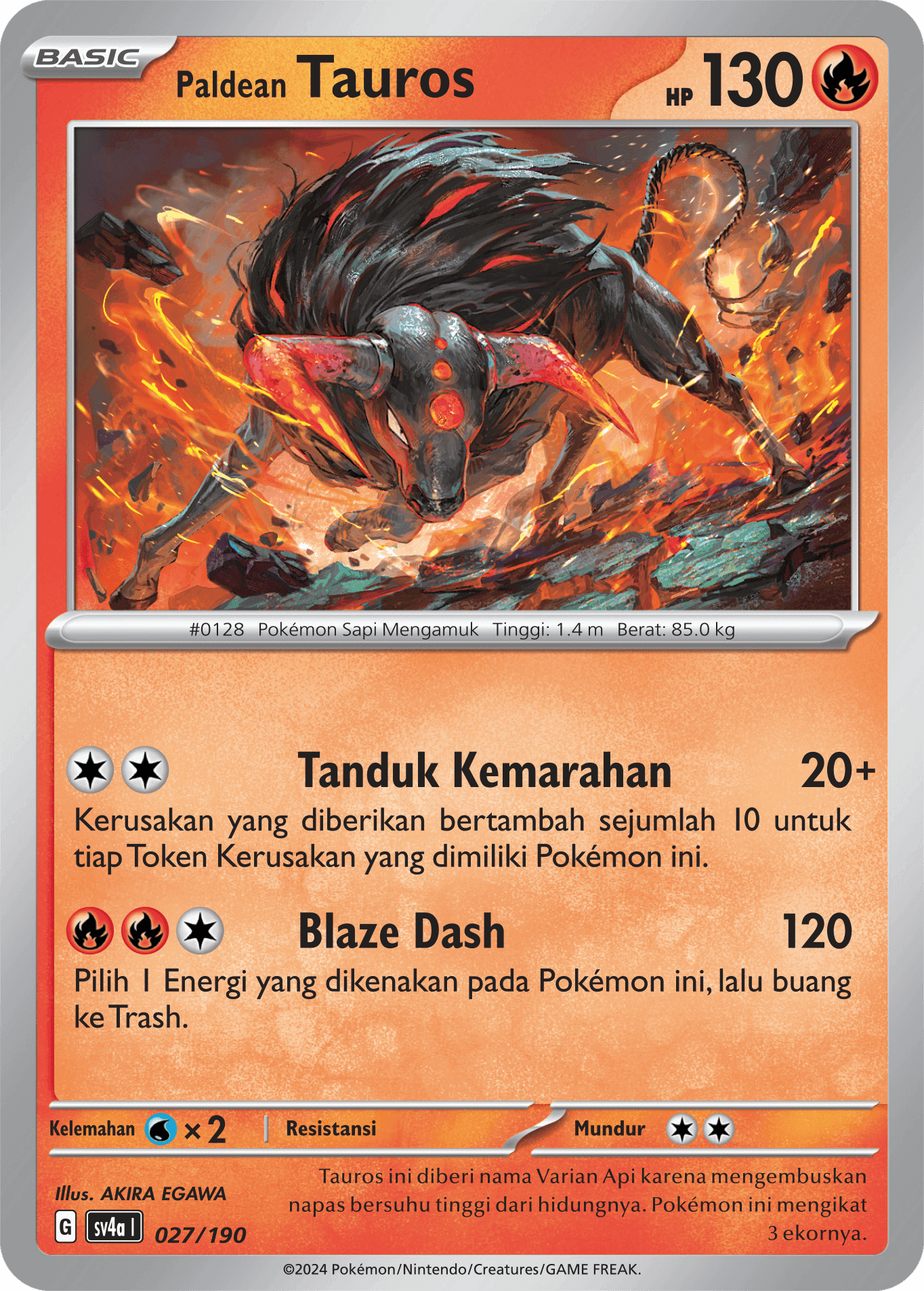 Paldean Tauros
