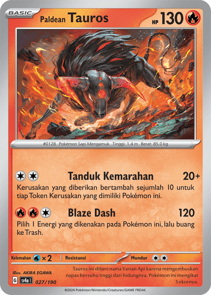 Paldean Tauros