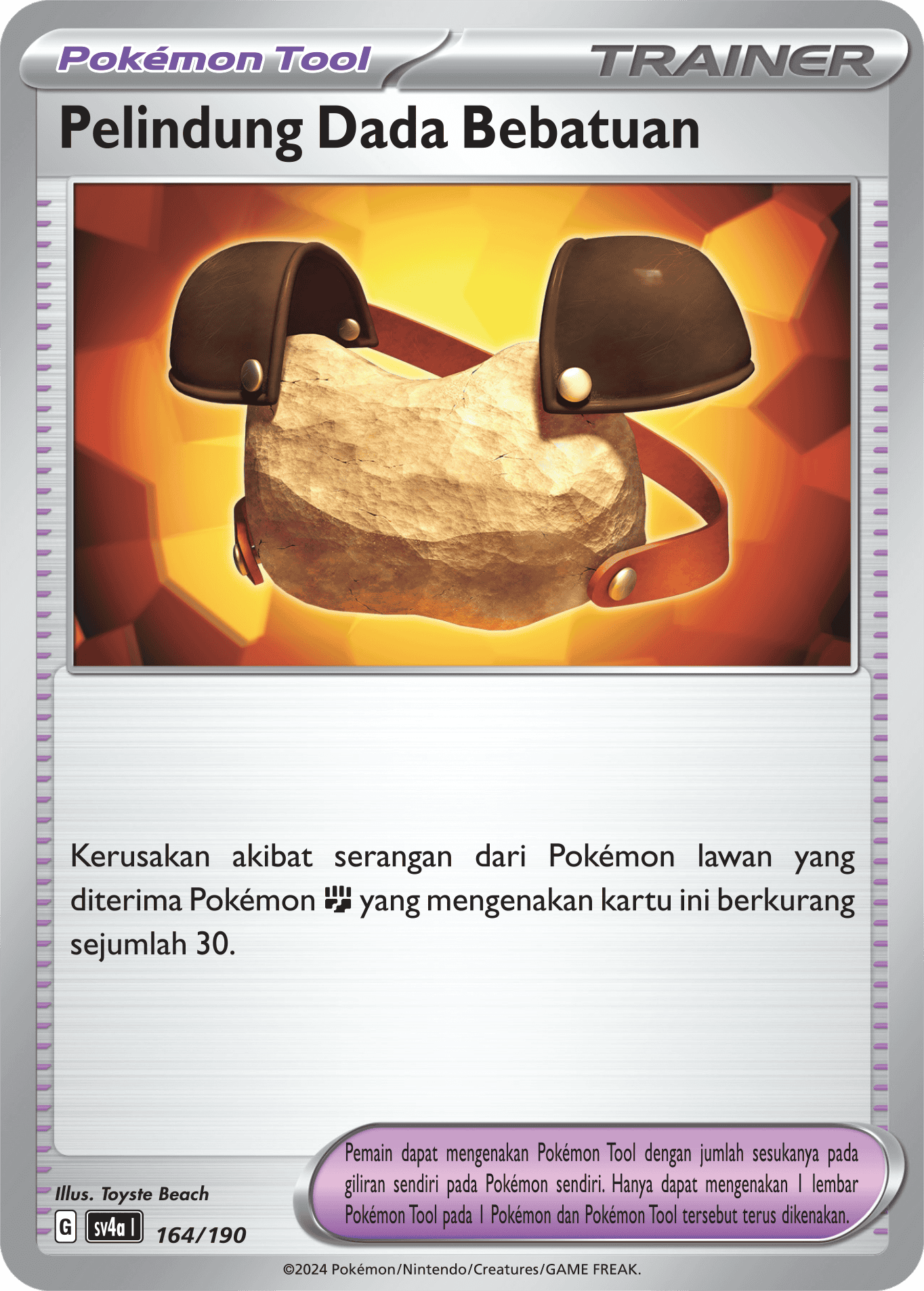 Pelindung Dada Bebatuan[Pokémon Tool]