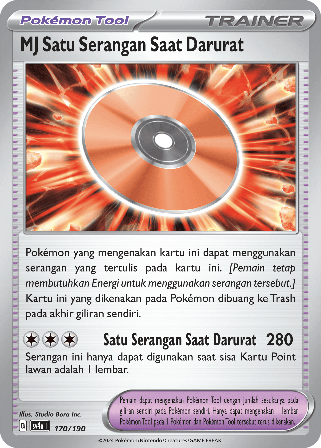 MJ Satu Serangan Saat Darurat
