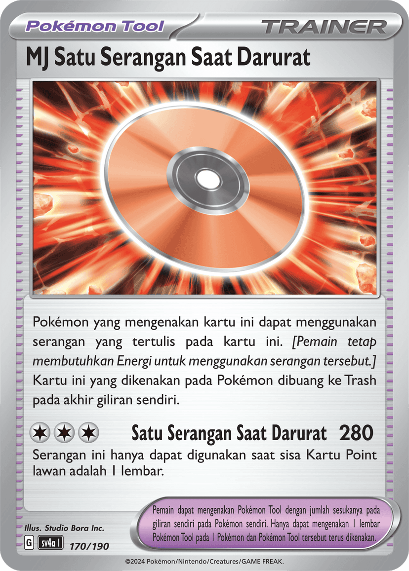 MJ Satu Serangan Saat Darurat