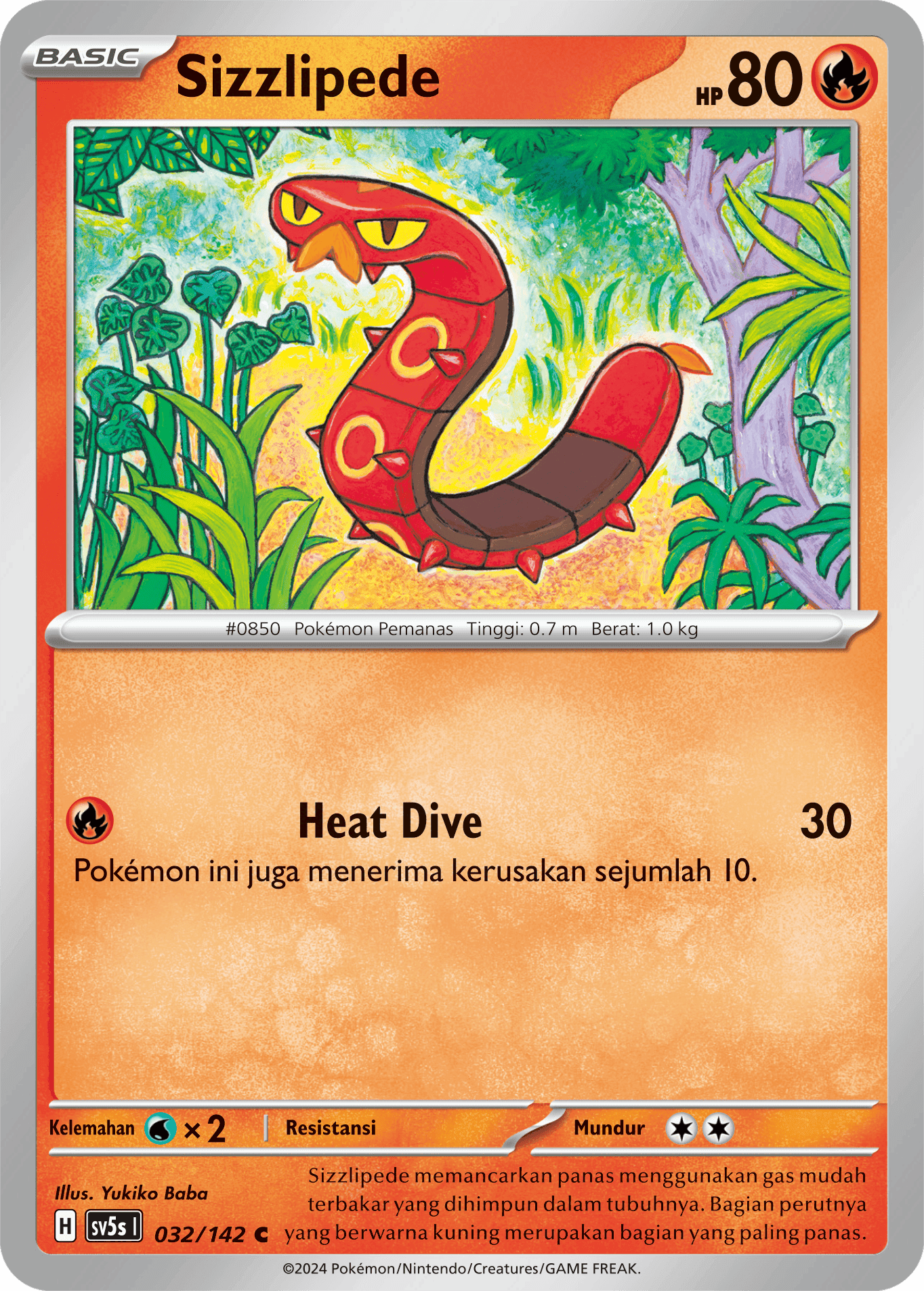 Sizzlipede