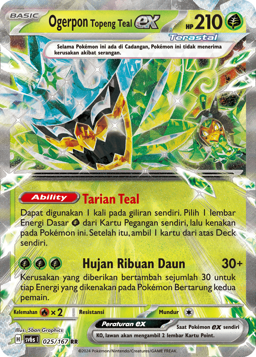 Ogerpon Topeng Teal ex