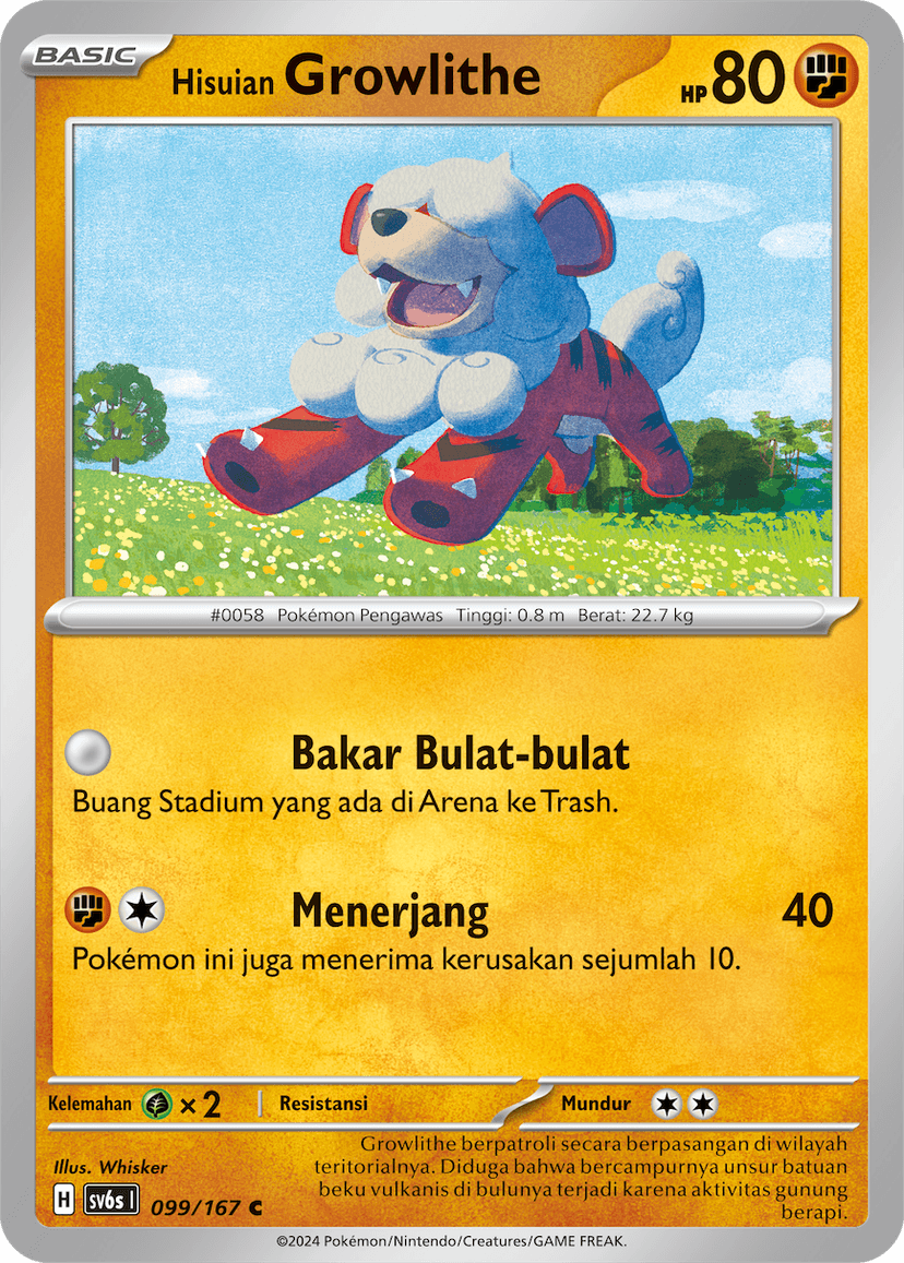 Hisuian Growlithe