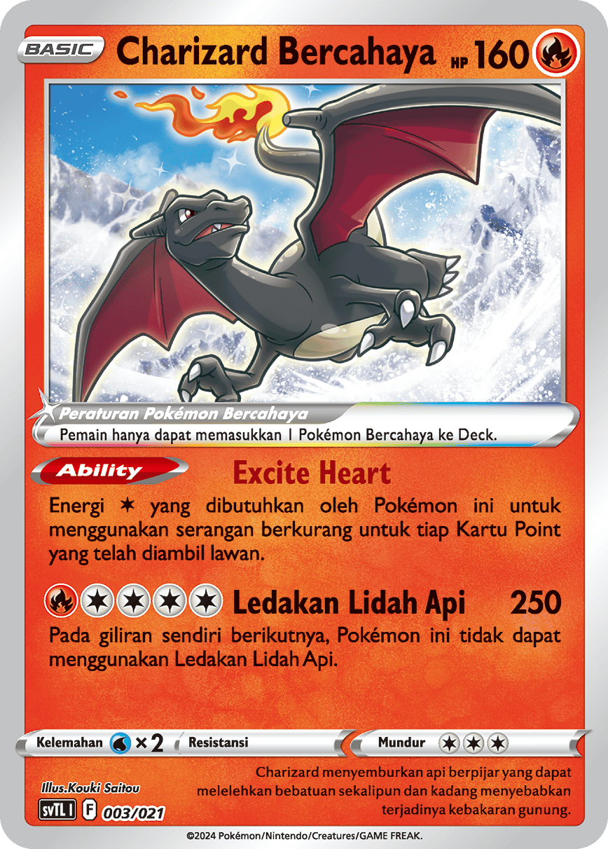 Charizard Bercahaya