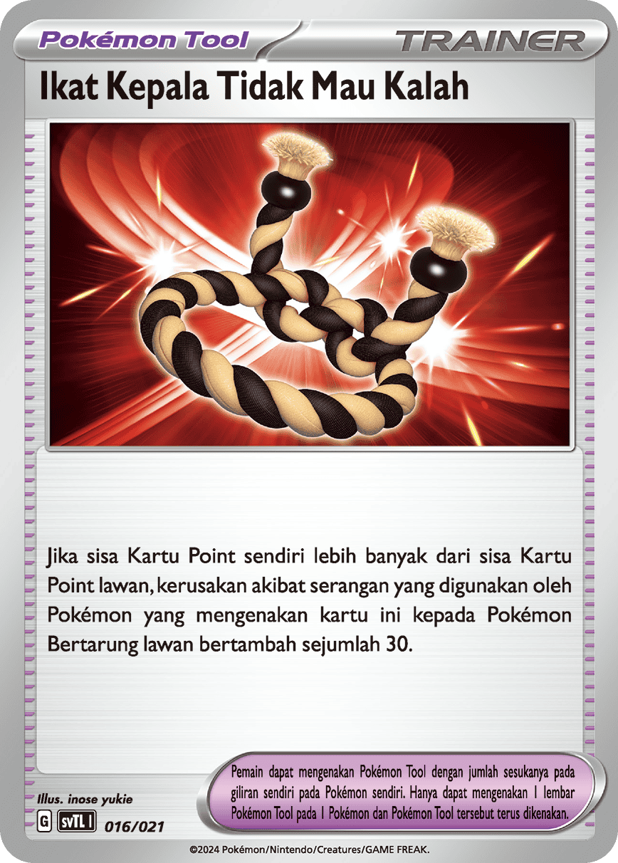 Ikat Kepala Tidak Mau Kalah