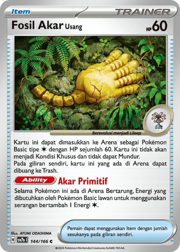 Fosil Akar Usang