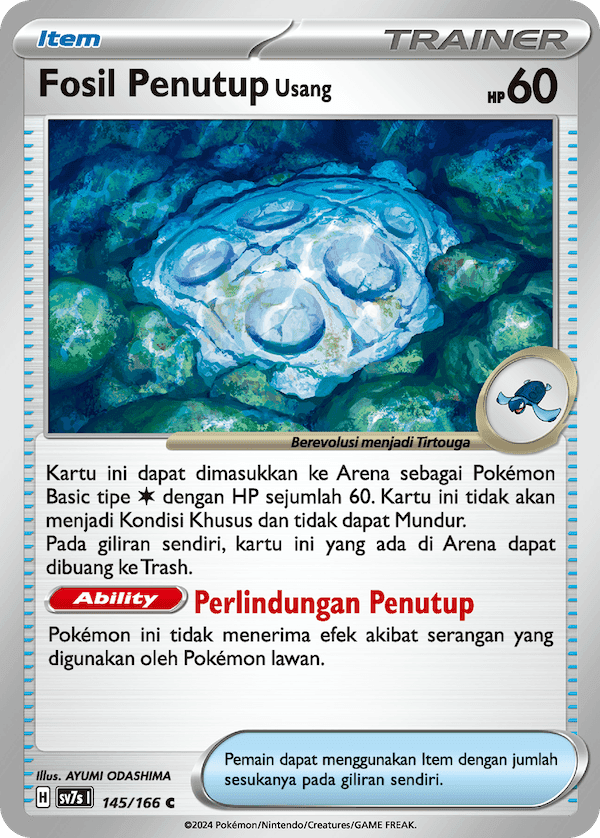 Fosil Penutup Usang