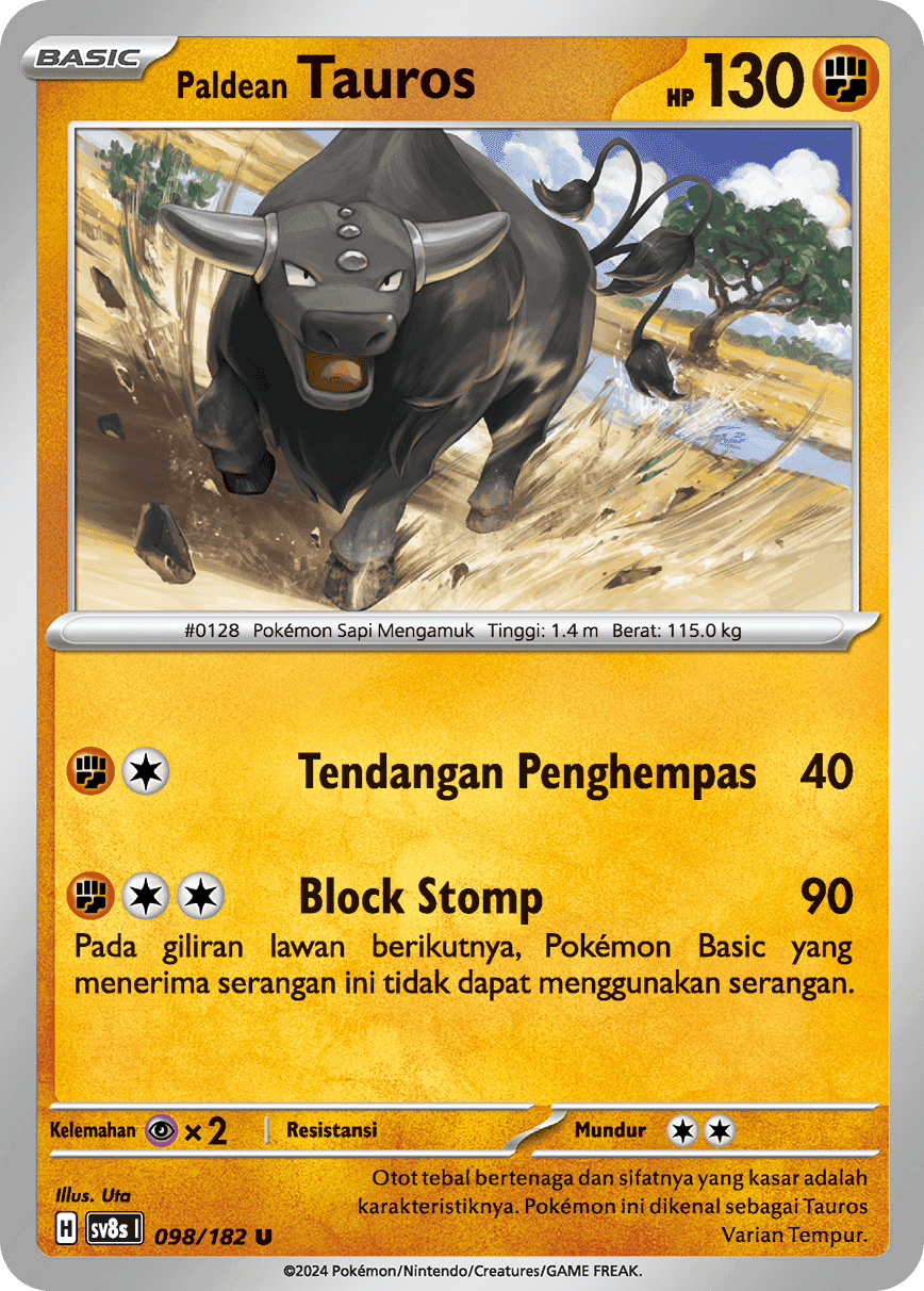 Paldean Tauros