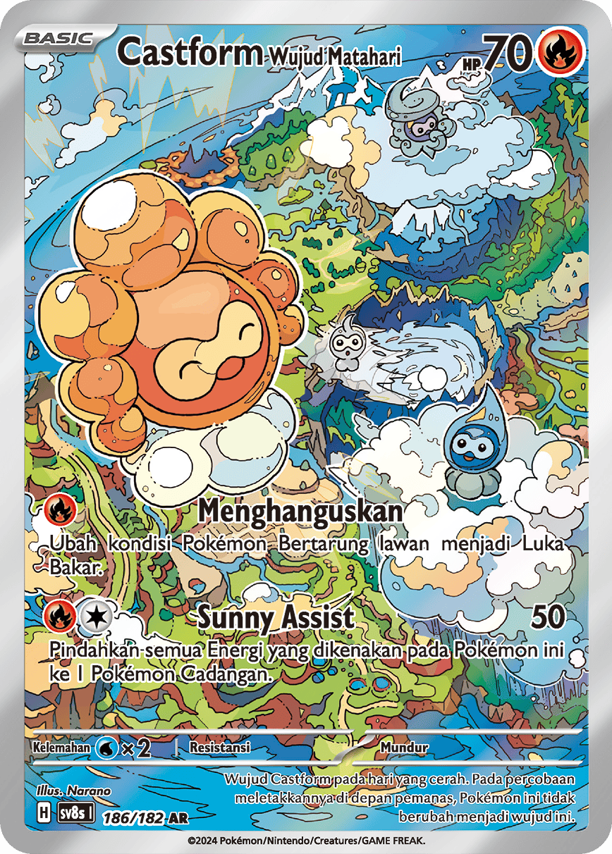 Castform Wujud Matahari