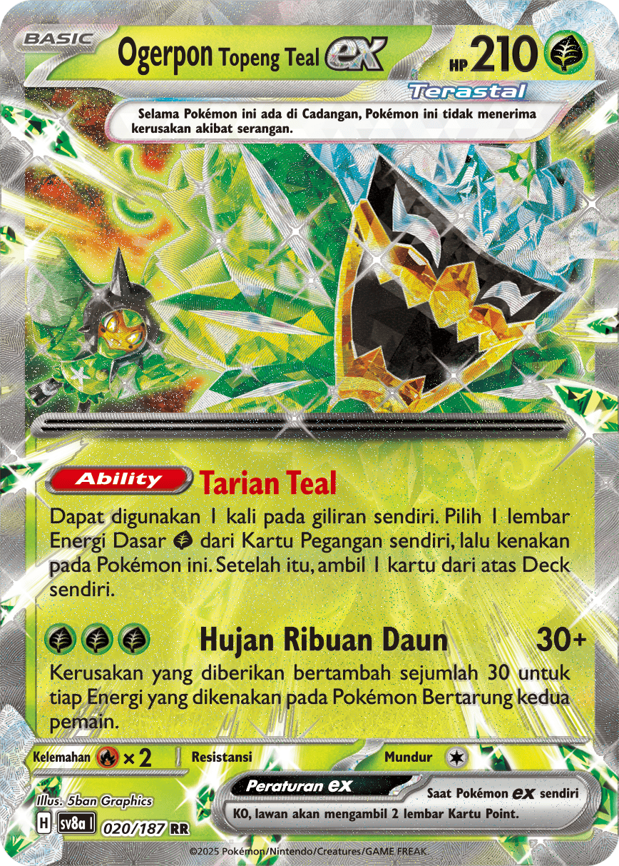 Ogerpon Topeng Teal ex