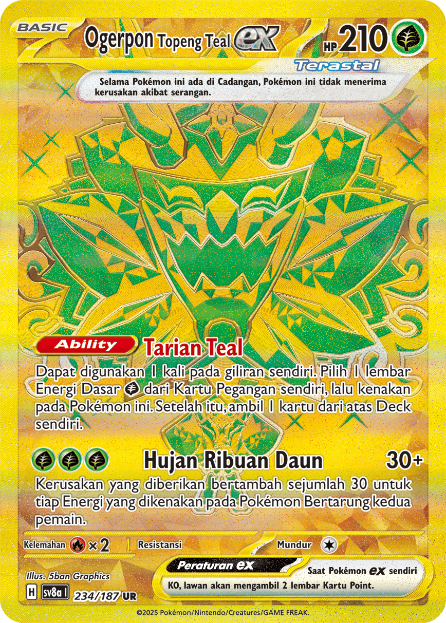 Ogerpon Topeng Teal ex