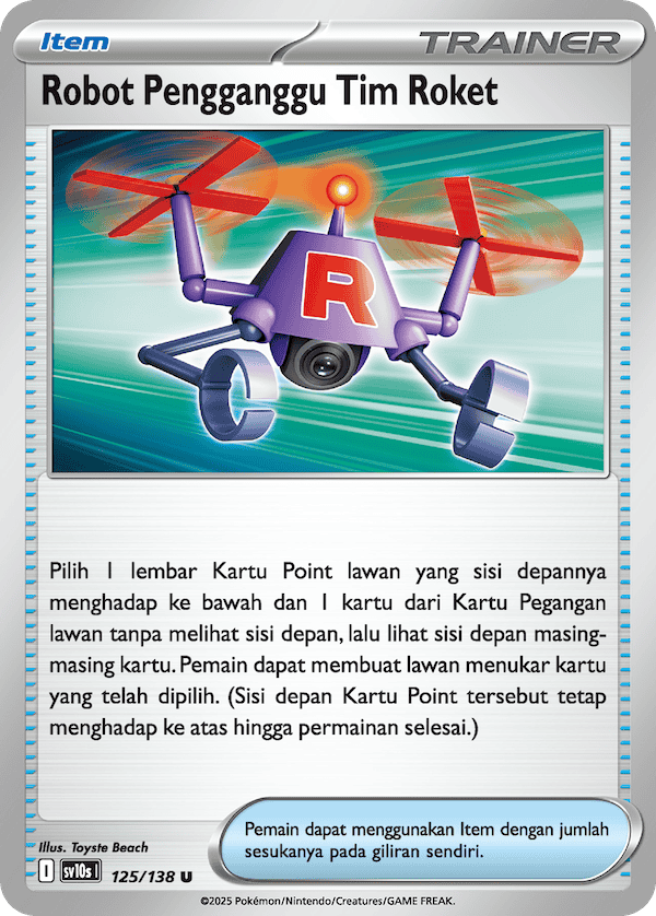 Robot Pengganggu Tim Roket