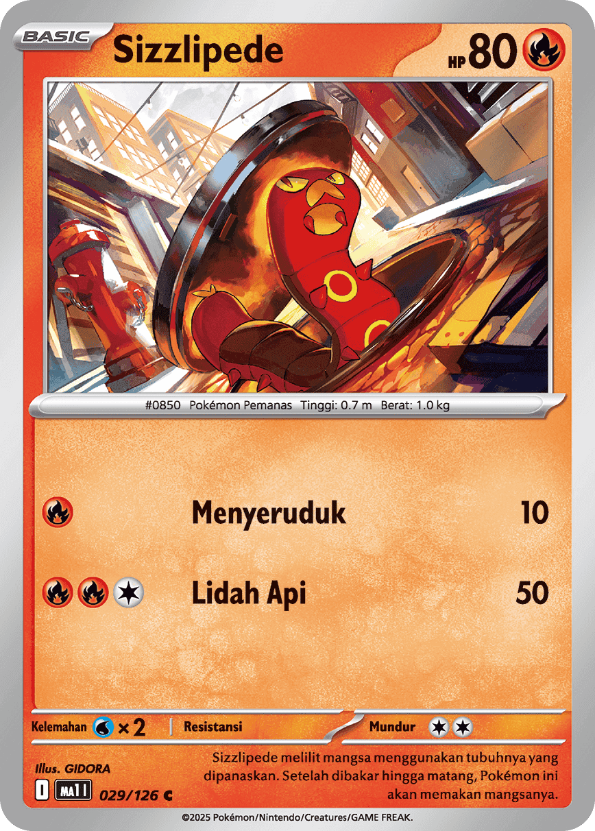 Sizzlipede
