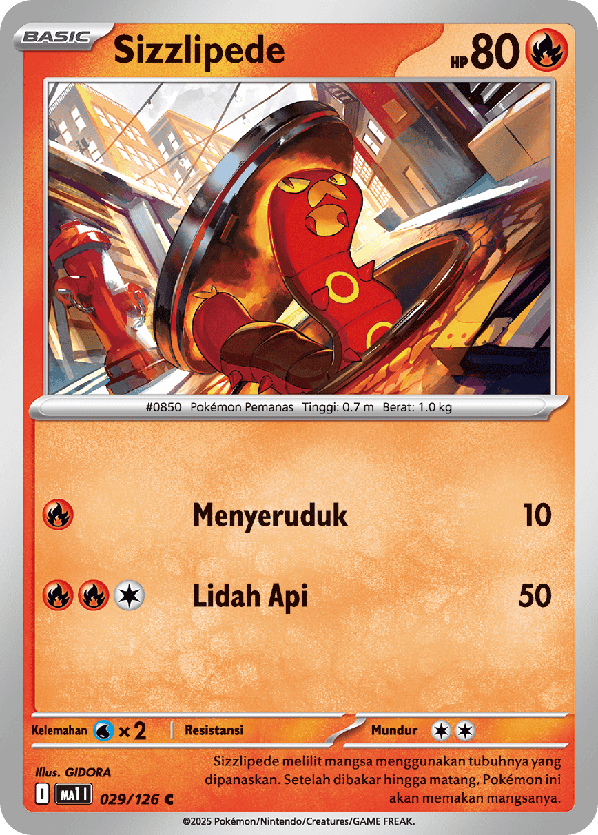 Sizzlipede