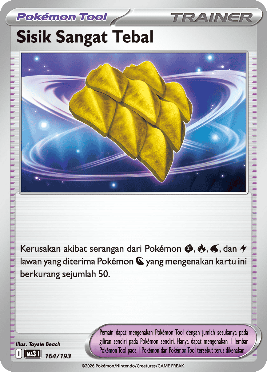 Sisik Sangat Tebal