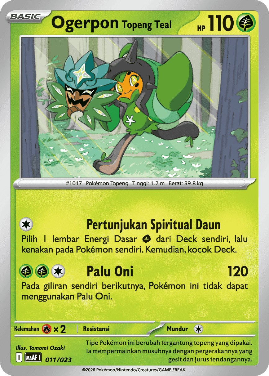 Ogerpon Topeng Teal