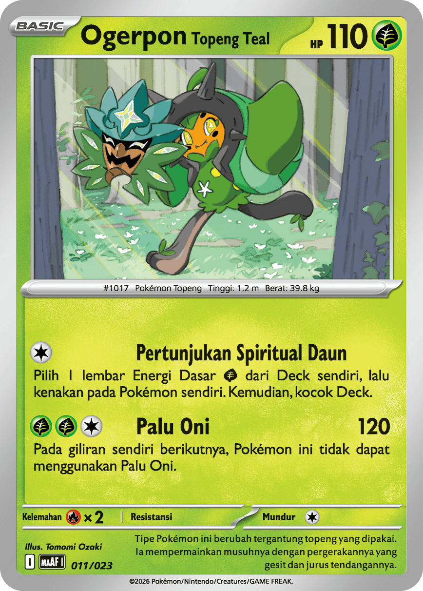 Ogerpon Topeng Teal
