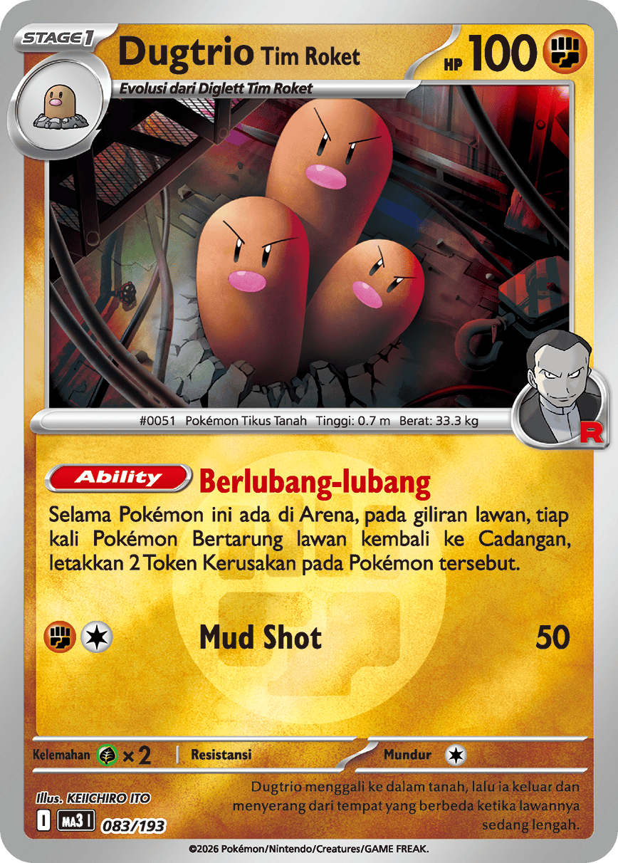 Dugtrio <Tim Roket>