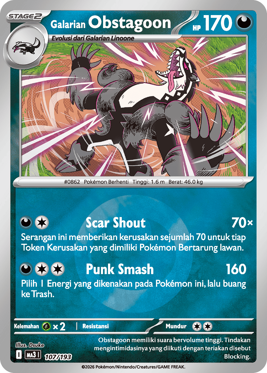 Galarian Obstagoon