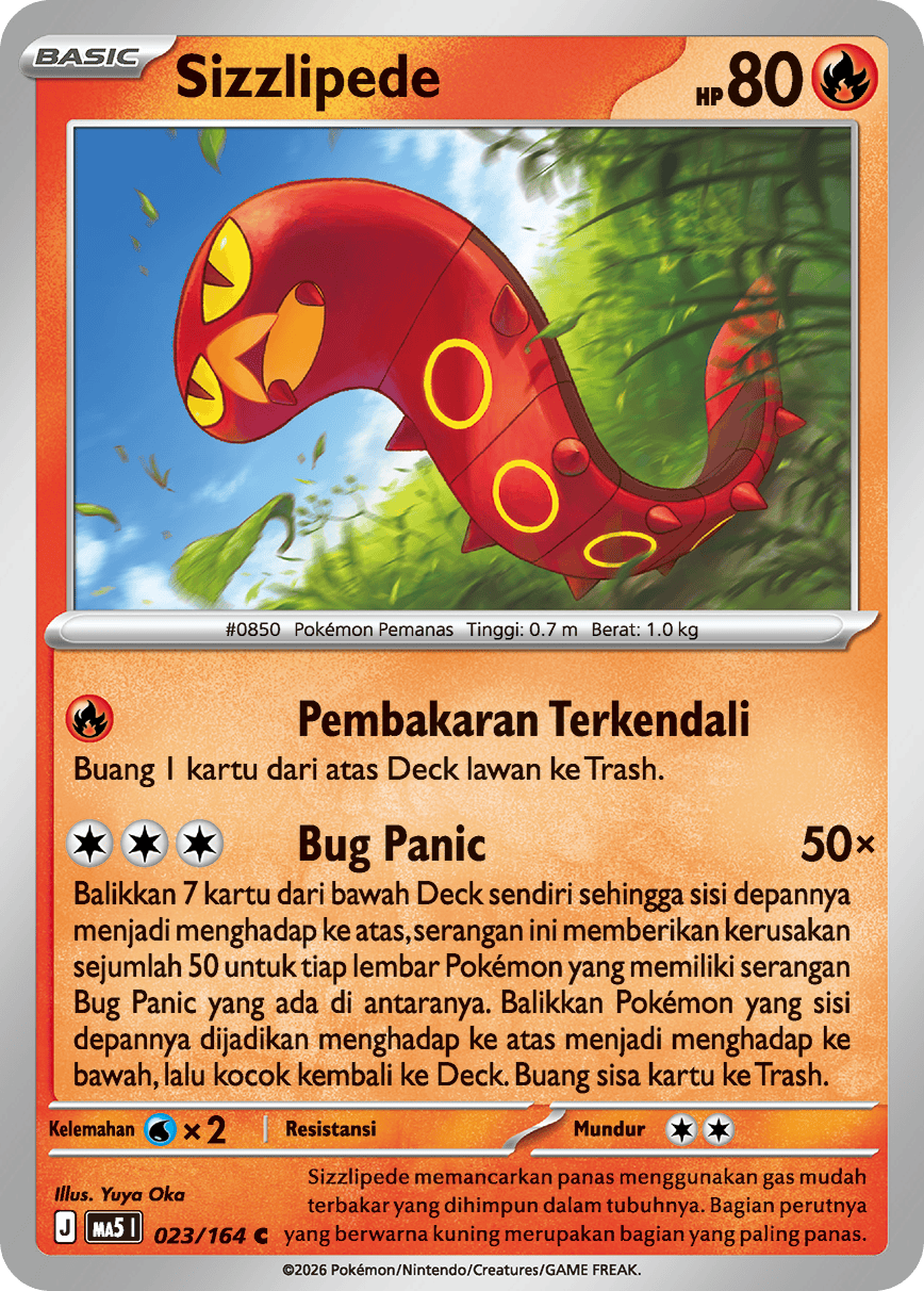 Sizzlipede
