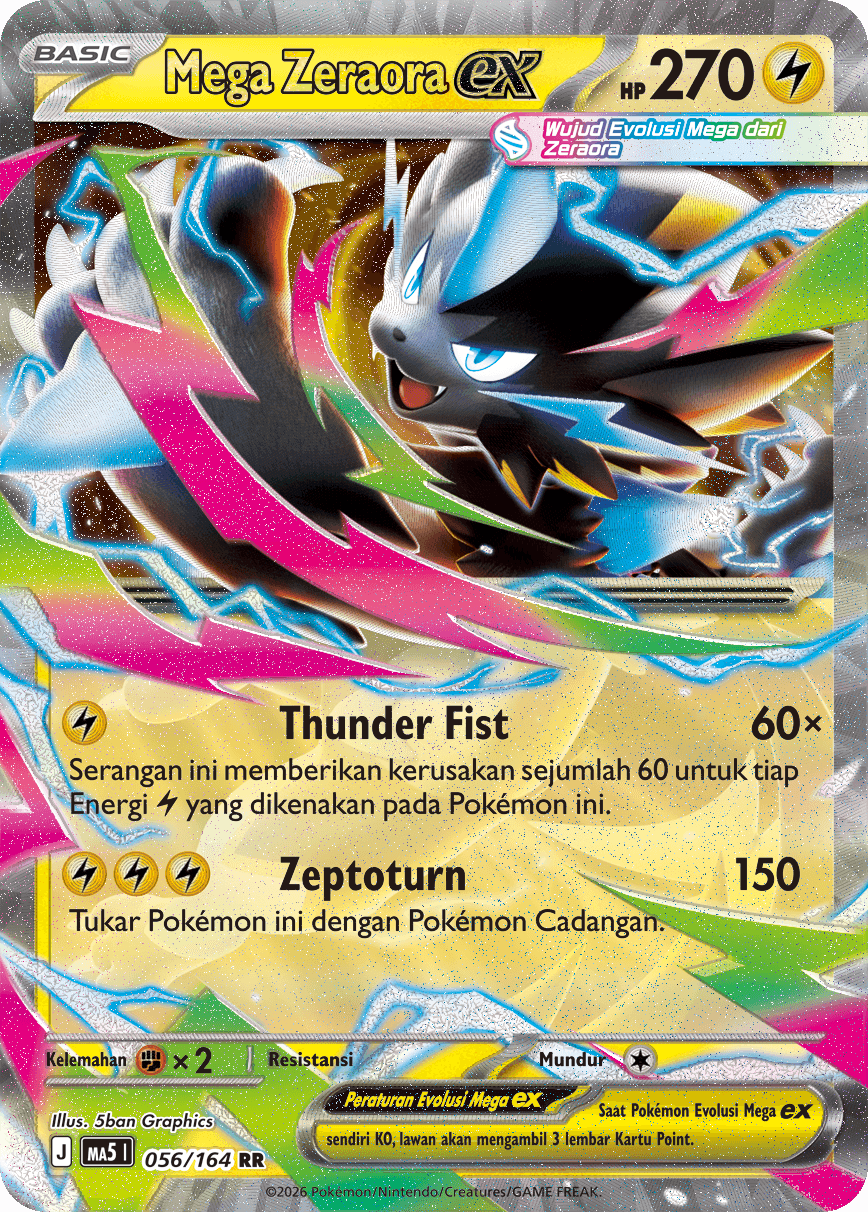 Mega Zeraora ex