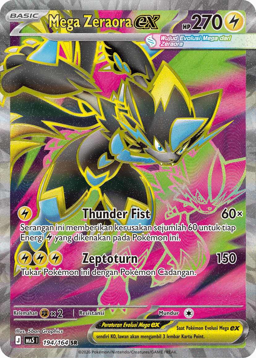 Mega Zeraora ex