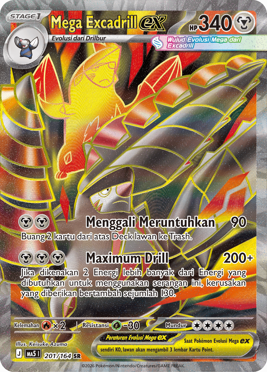 Mega Excadrill ex