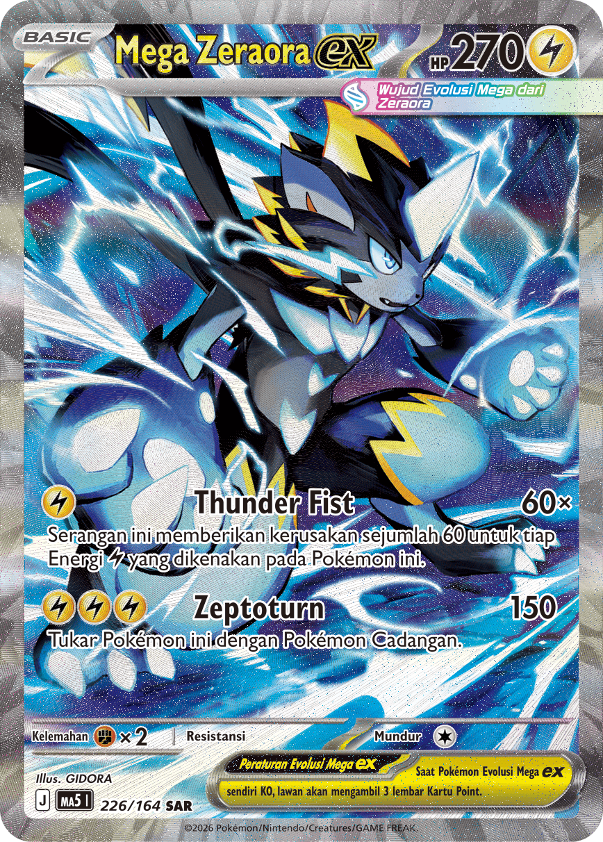 Mega Zeraora ex