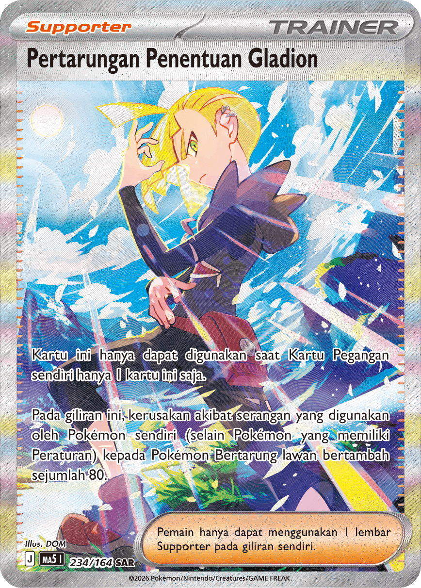 Pertarungan Penentuan Gladion