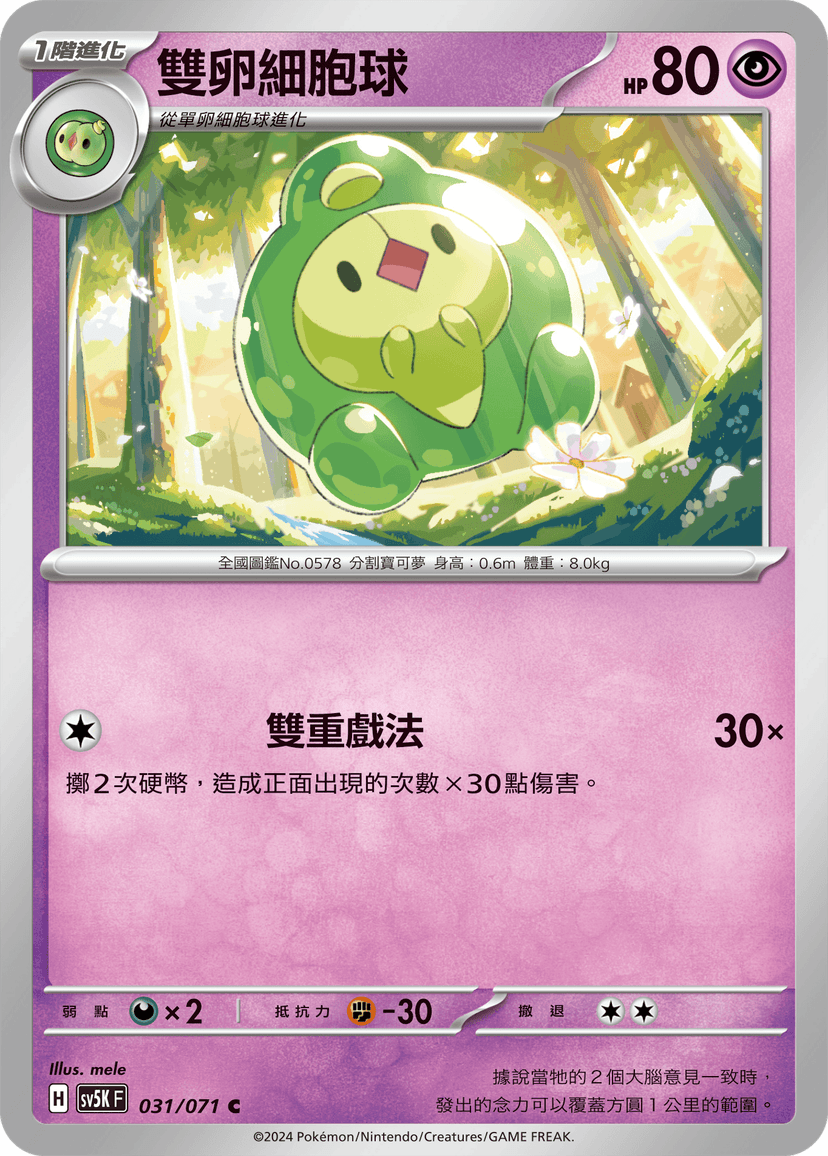 雙卵細胞球