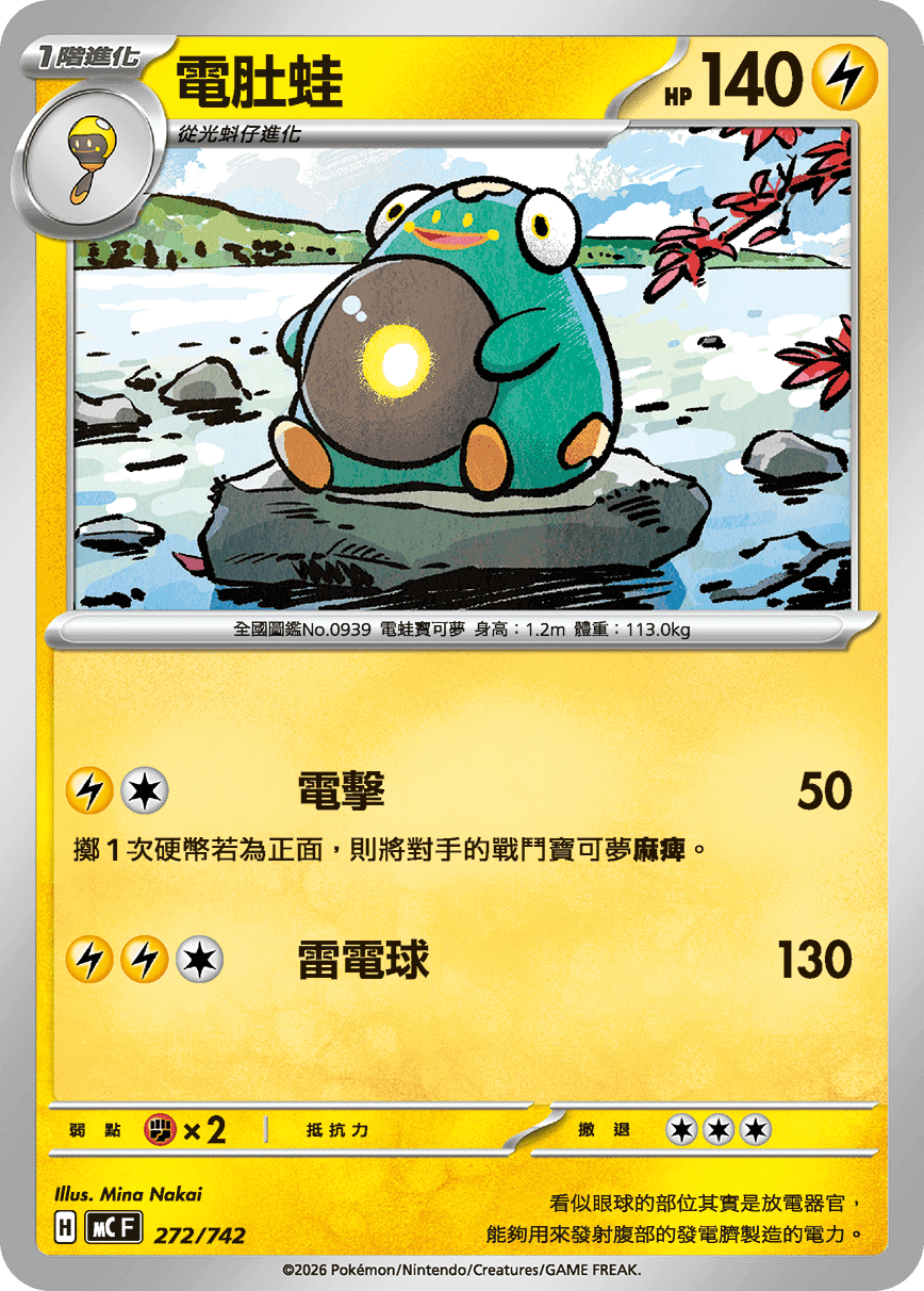 電肚蛙