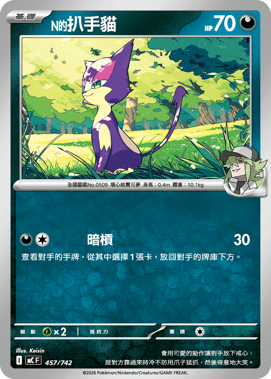 <N的>扒手貓