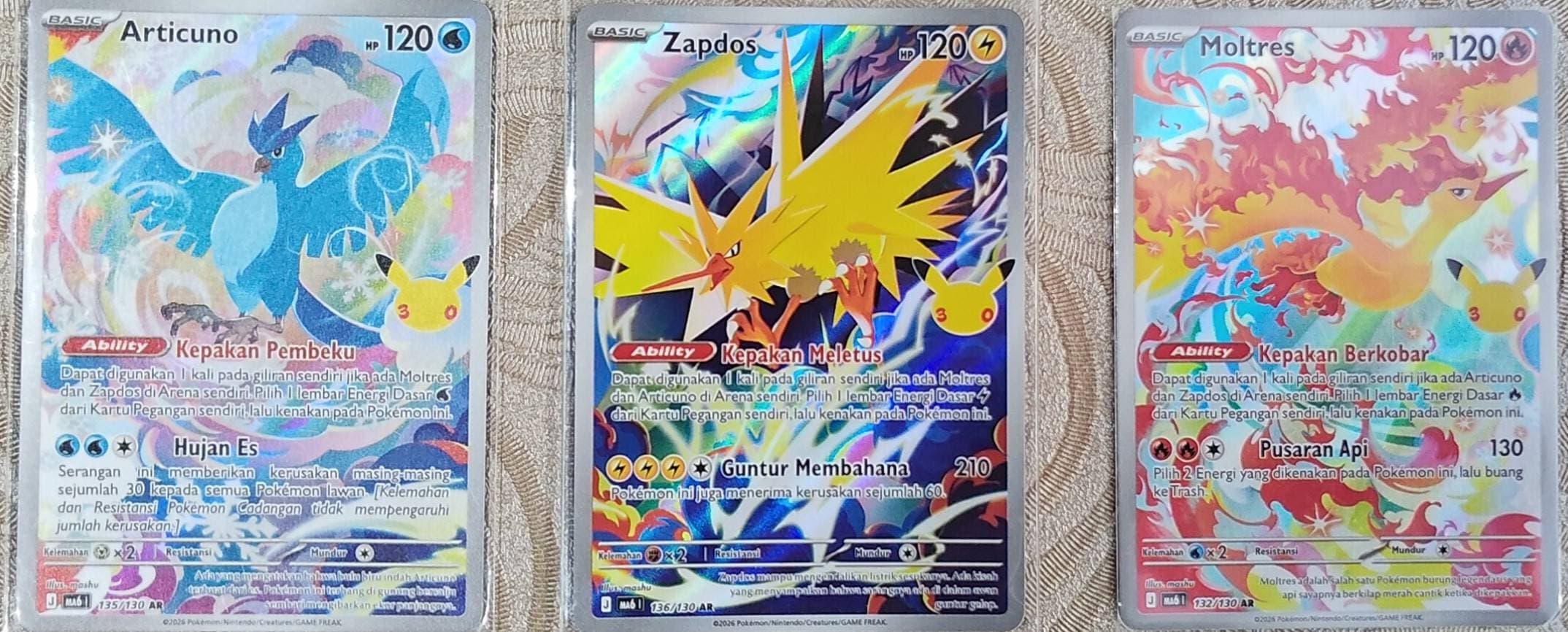Trio Legend Birds Kanto MA6