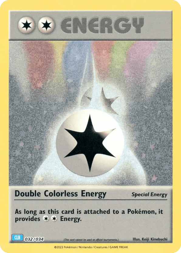 Double Colorless Energy