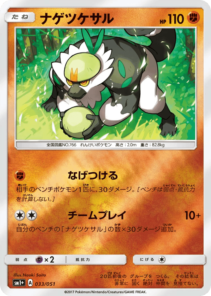 ナゲツケサル