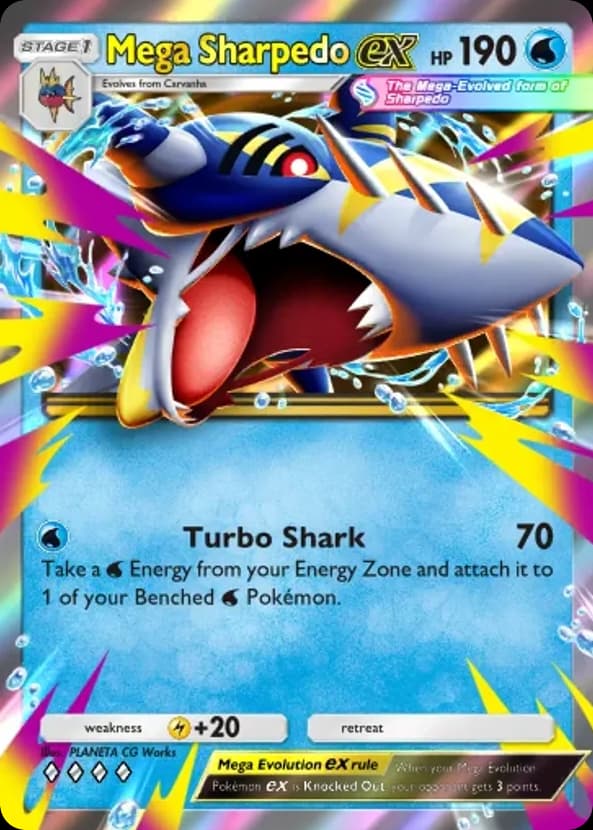 Mega Sharpedo ex
