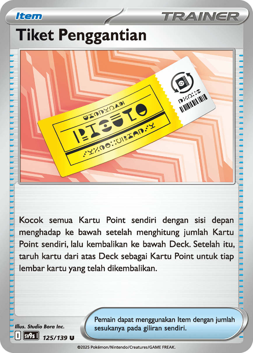 Tiket Penggantian