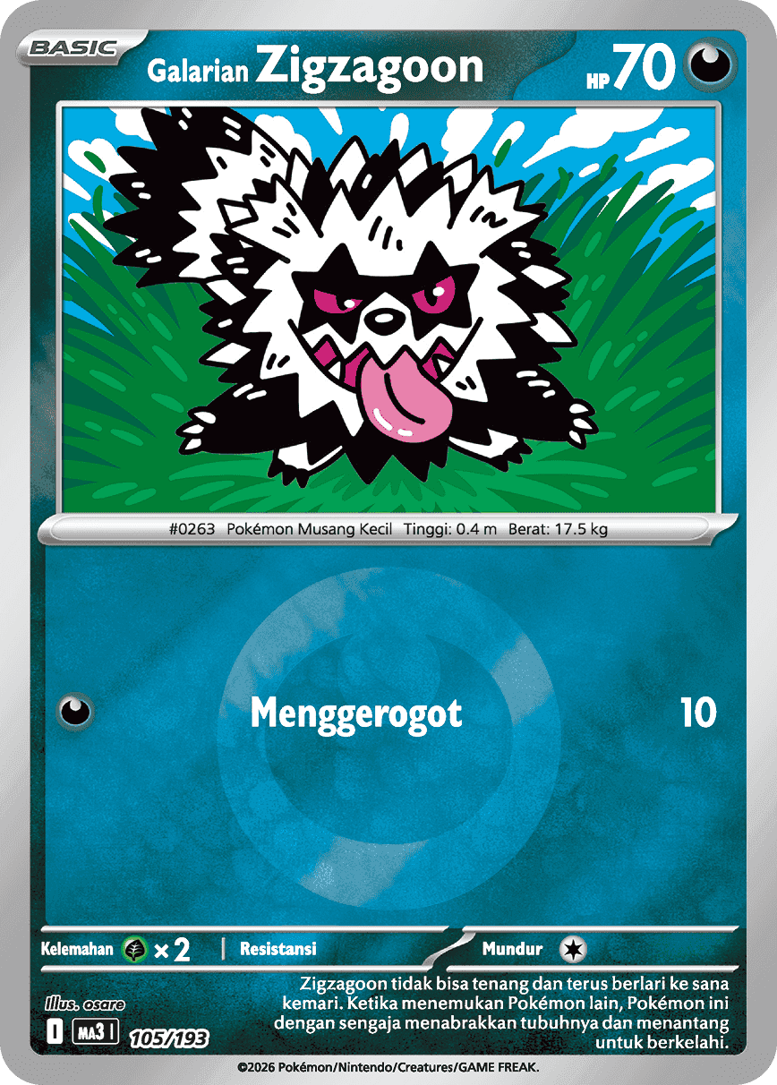 Galarian Zigzagoon