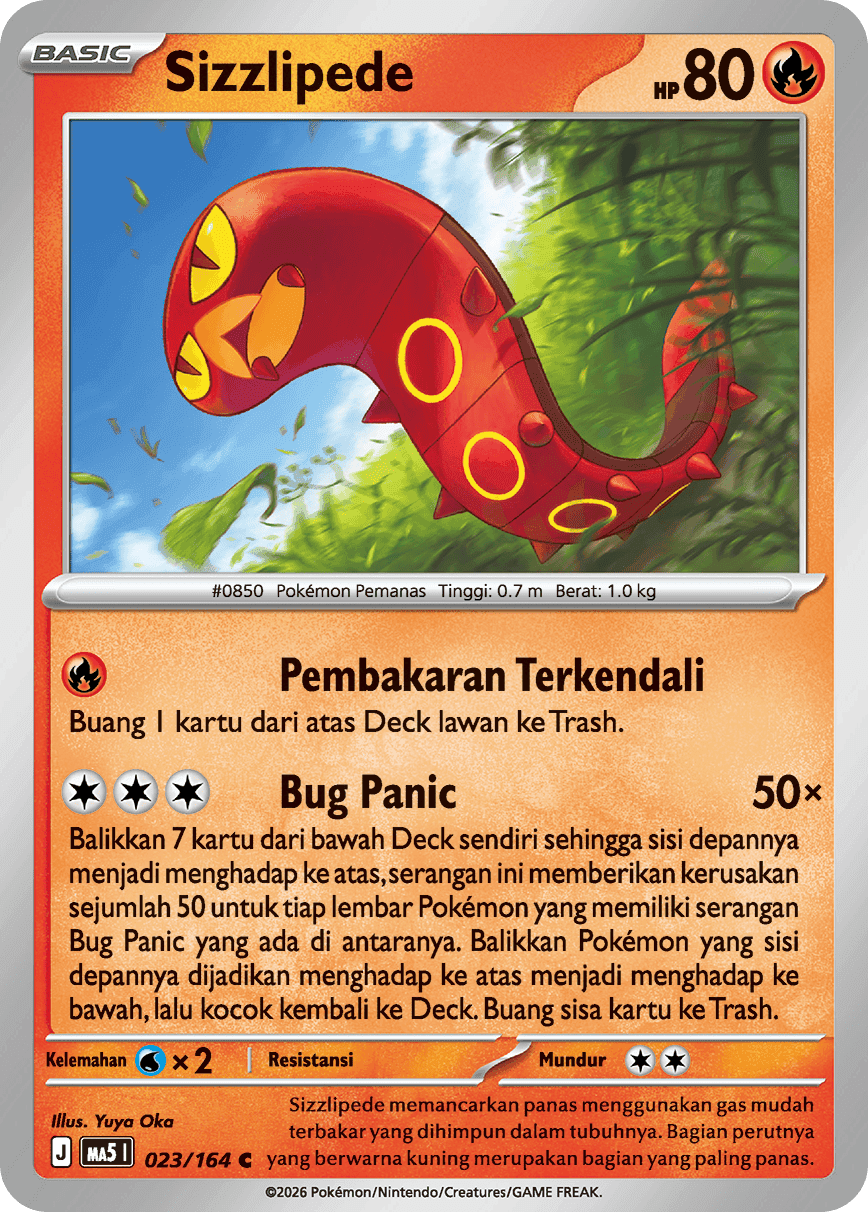 Sizzlipede